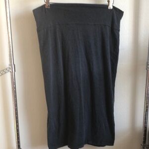 EILEEN FISHER CHARCOAL GRAY Women's Skirt.